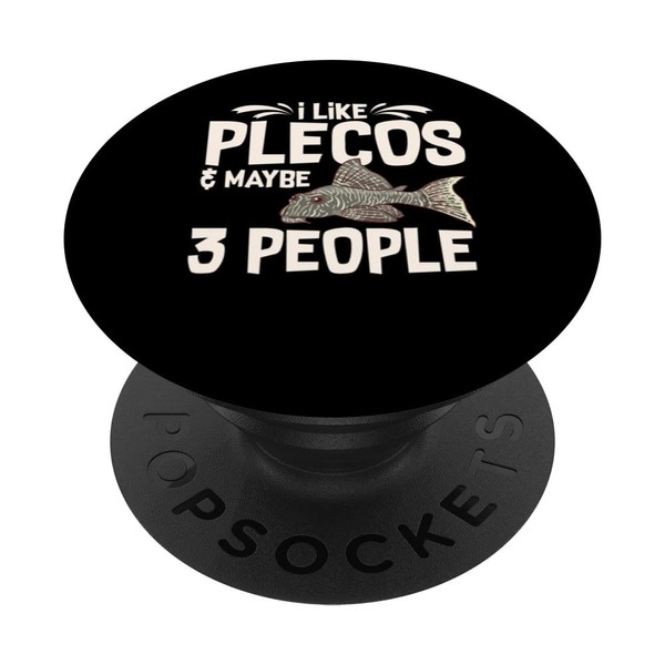 Plecostomus Pleco Fish Aquarium Food Tank Zebra Cave PopSockets with