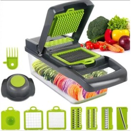 16 in 1 Vegetable Cutter Manual Mandoline Fruit Vegetable Cutter Onion Dicer Vegetable Chopper Safe Veggie Chopper