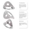 3Pair Rock Climbing Bolt Hanger Stainless Steel Climbing Anchor for