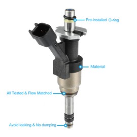 X AUTOHAUX 8 Pcs 12668390 Fuel Injector Nozzle Replacement for Chevy Silverado for GMC Sierra 1500 2500 4.3L V6/5.3L V8 2014-2018 for Yukon XL for Suburban 2015-2018