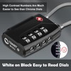 Diyife TSA Luggage Locks, [2 Packs] [Long Shackle] 4 Digit
