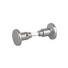 BigDean Aluminium Door Handle Room Door Knob Silver Coloured