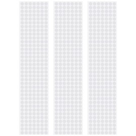 SmallCat 735pcs Small Felt Furniture Pads, Self-Adhesive EVA Foam Dot Circles, Round Felt Furniture Stickers for Desks Drawers Vases Photo Frames Cabinets Doors Candlesticks- White