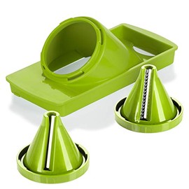 Genius Nicer Dicer Plus Julietti | 3 Pieces | Vegetable Spaghetti | Julienne | Spirals | As seen on TV | NEW