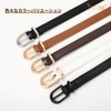 JASGOOD Women's Belt, Thin Leather Belt, Stylish, Suit, Casual, Business,