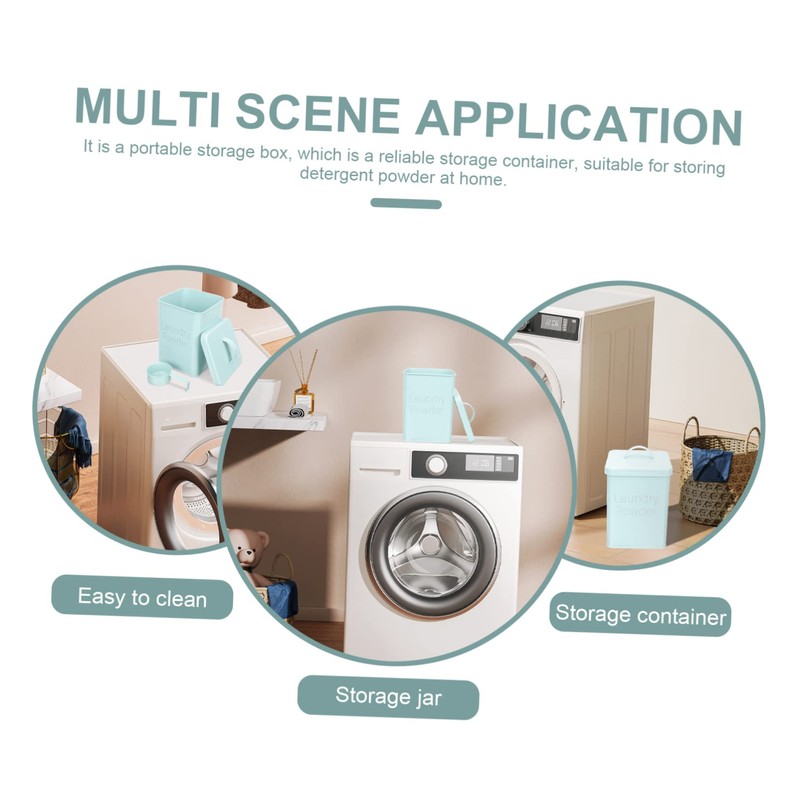 OATIPHO 1 Set Versatile Laundry Powder Storage Box with Durable