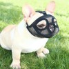 Dog Muzzles Adjustable Breathable Mesh Bulldog Muzzle for Dog Anti