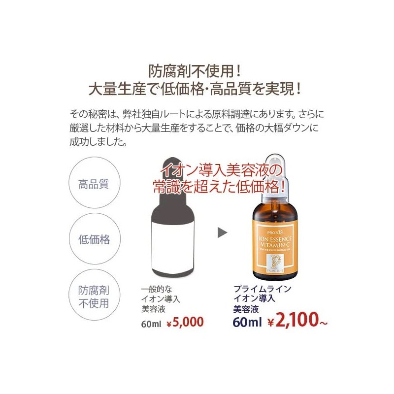 purozubi Prime Ion Essence High Concentration placentitis 60ml Serum Industrial