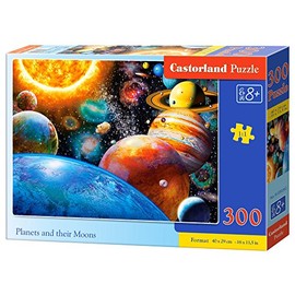 Castorland B-030262 Planets and Their Moons Puzzle, 300 Teile, bunt