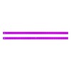 Alumicolor Aluminum Straight Edge with Center Finding Back, 36IN, Purple