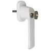 SCHÜCO 98050192 VarioTec Window Handle Lockable White, Corona CT 70