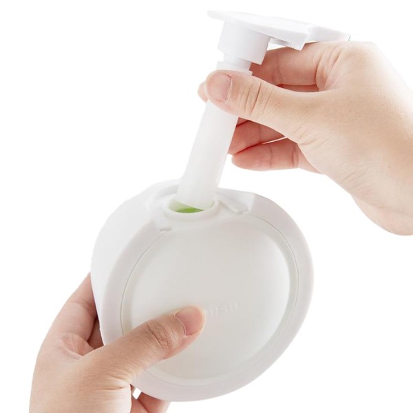 KyoFace Wall Soap Dispenser, Suction Cup Type, One Push Operation,