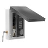WeHere Key Lock Box Outdoor, Wall Mount Lockbox for Outside,