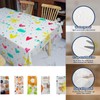 5 Pack Disposable Plastic Tablecloths,Premium Rectangle Table Cover for Yard