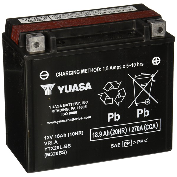 Yuasa lead acid YUAM320BS YTX20L-BS Battery