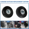 45mm 4PCS Luggage Suitcase Replacement Wheels and Hacksaw for Trolley