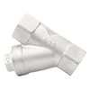 DuraChoice 1/4" Stainless Steel Y-Strainer - 800WOG, FxF NPT 100mc