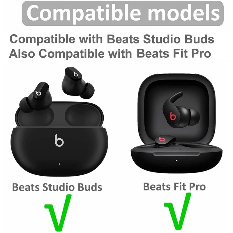 Replacement Earbuds Tips Silicone Eartips for Beats Studio Buds Headphones