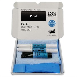 Genuine Colors Paint Pen Black Meet Kettle 507B for Vauxhall Corsa Adam