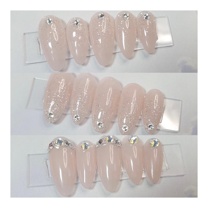 Wedding line plus Wedding nails - Almond (recommended) / Wedding