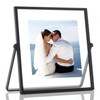 Lawrence FRAMES 4 x 4-inch Metal Picture Frame, Black