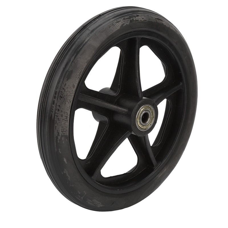 2pcs Replacement Wheel Professional Black Safe PU Front Wheel Accessory