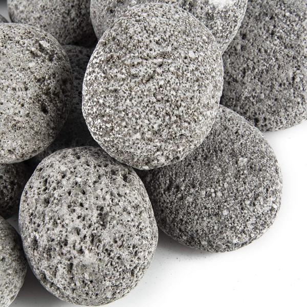 Stanbroil Tumbled Lava Rock Pebbles for Indoor or Outdoor Gas