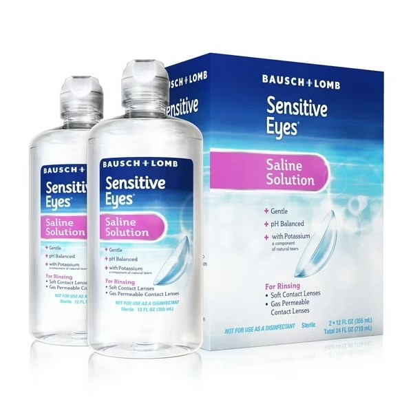 Bausch & Lomb Sensitive Eyes Contact Lens Solution, 12 Fl