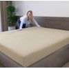 ACRALI HOME Double Fitted Sheet 40cm/16in Deep Fitted Sheets Double