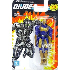 GI Joe Real American Hero 3.75" Night-Creeper Ninja Action Figure Wave 01 [Toy]