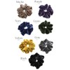 VingTAINE HS-64 Volume, Velour Scrunchie, Hair Accessory, brown (mocha)