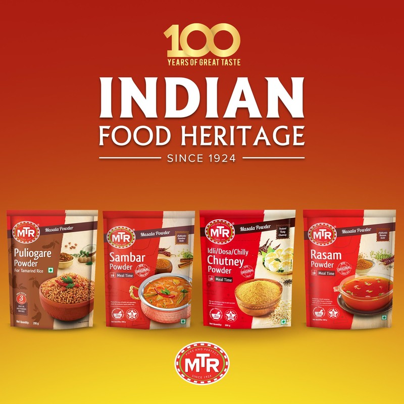 MTR Spiced Chutney Powder - Indian Spice Blend with Black