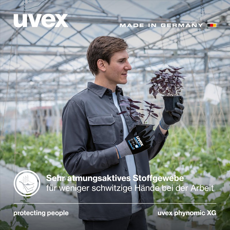 Uvex phynomic XG 5 Pairs - Premium Grip Gloves for