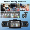 360° 4 Channel 1080P Dash Cam Front and Rear Inside