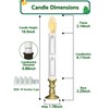 Txcigech 10PCS Christmas LED Window Candles with Timer, Flameless Candle