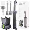 Fresh Meat Slicer Cleaver Kitchen Knife Set, Thickness Adjustable 2