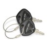 Big Bike Parts 41-182BK Black Can-Am Spyder Key Covers, 2