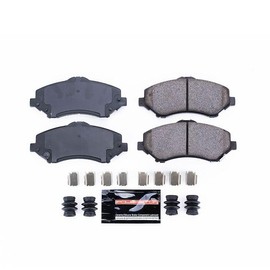 PowerStop Pastillas de freno delanteras para Chrysler Town & Country 2008-16 |Dodge Grand Caravan 2008-16 |Journey 2009-13 |Nitro 2007-11 - Z23 Carbon-Fiber Ceramic Brake Pads