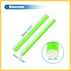 BULLSPANN 36 Pcs Green Bicycle Reflector Reflective Version Durable ABS