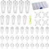 RoserRose Pack of 44 Traceless Picture Hooks, Traceless Wall Hooks,