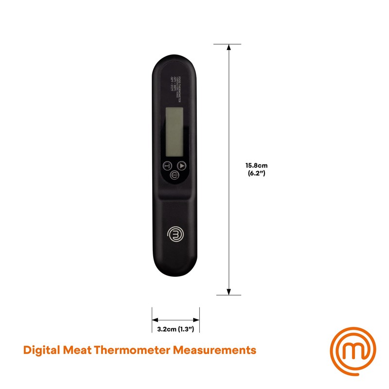 MasterChef Meat Thermometer Probe, Wireless Food Temperature Checker with Instant