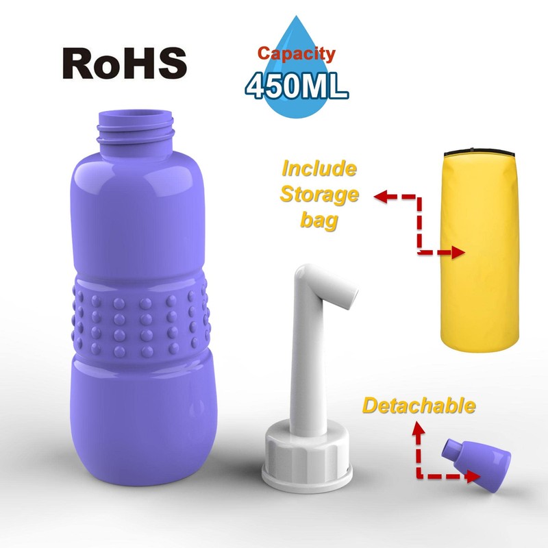 2PCS-Pack Portable Bidet for Toilet - 450ml Travel Bidet -