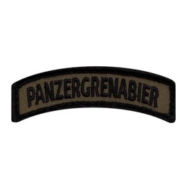 Café Viereck ® German armed forces armoured moat fun patch embroidered with Velcro - 7 cm x 1.8 cm