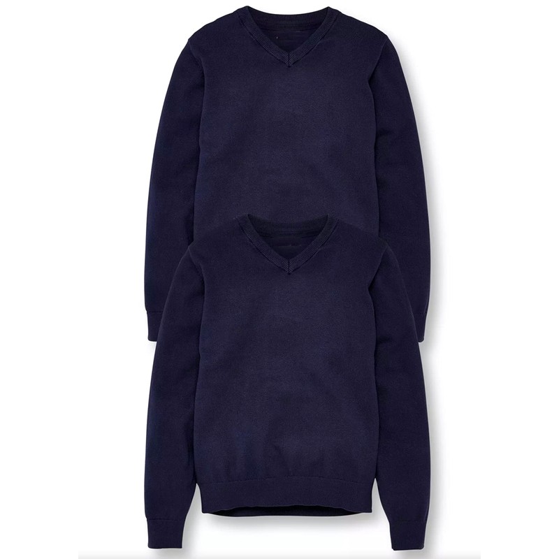 CARE SMART UNIFORM 2pk Boy's School Jumper (12 Years, Navy)