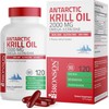 Unbranded Bronson Antarctic Krill Oil 2000 mg with Omega-3s EPA