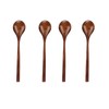 4 Pcs Wooden Spoon Exquisite Japanese Style Long Handle Large
