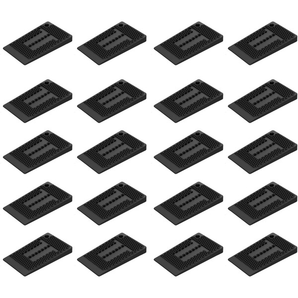 20 Pack Shims, Furniture Levellers, Flexible Rubber Table Leverler Pads,