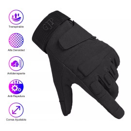 GJP ORIGINAL Guante Táctico Militar Dedos Largos Bicicleta Moto Campismo