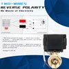 movafaFH 3/4'' Brass Motorized Ball Valve,2 Wire Reverse Polarity Electric