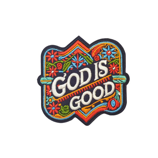 God is Good Morale Patch: Funny Christian Military Patches Cute